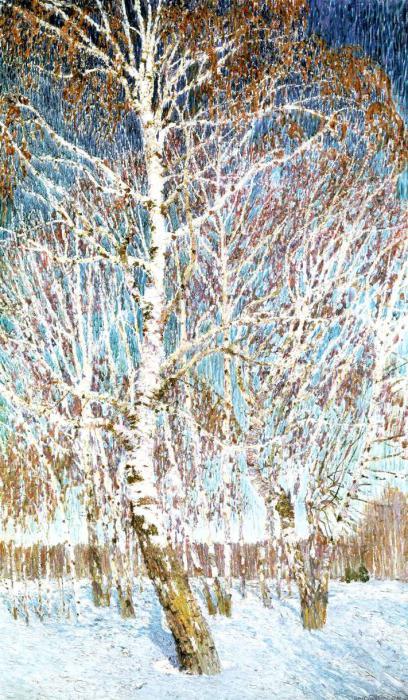 Сочинение по картине "Февральская лазурь". Игорь Грабарь, "Февральская лазурь"